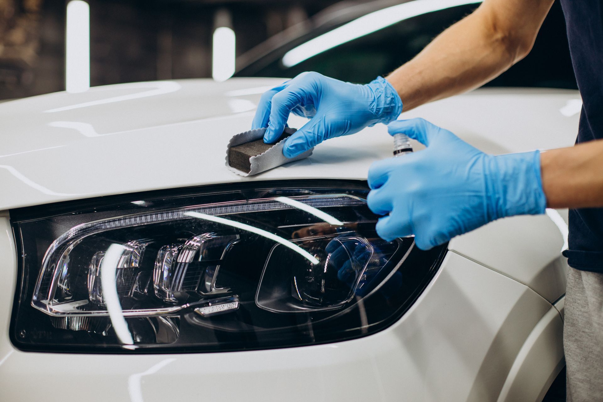 Ceramic coating applied to a car by DS Pro